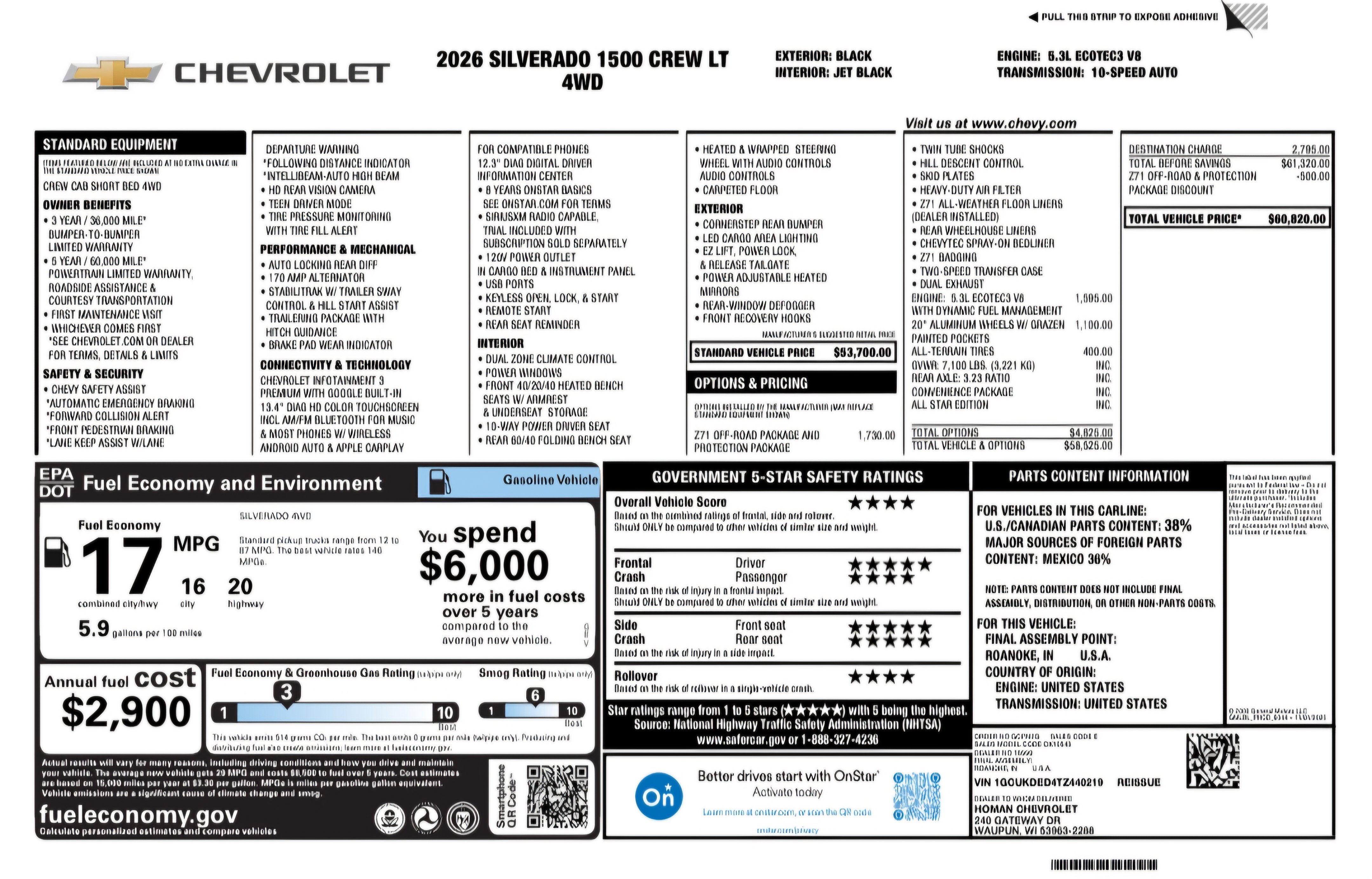 2026 Chevrolet Silverado 1500 LT