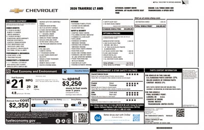 2026 Chevrolet Traverse LT