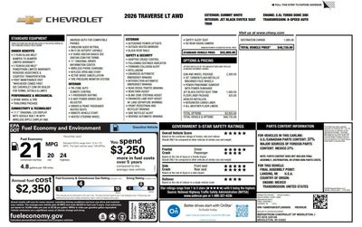2026 Chevrolet Traverse LT