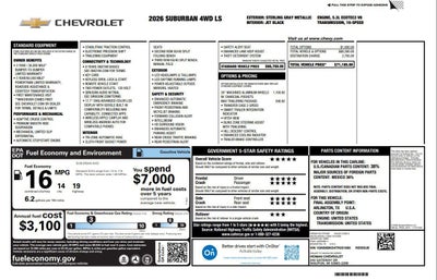 2026 Chevrolet Suburban LS