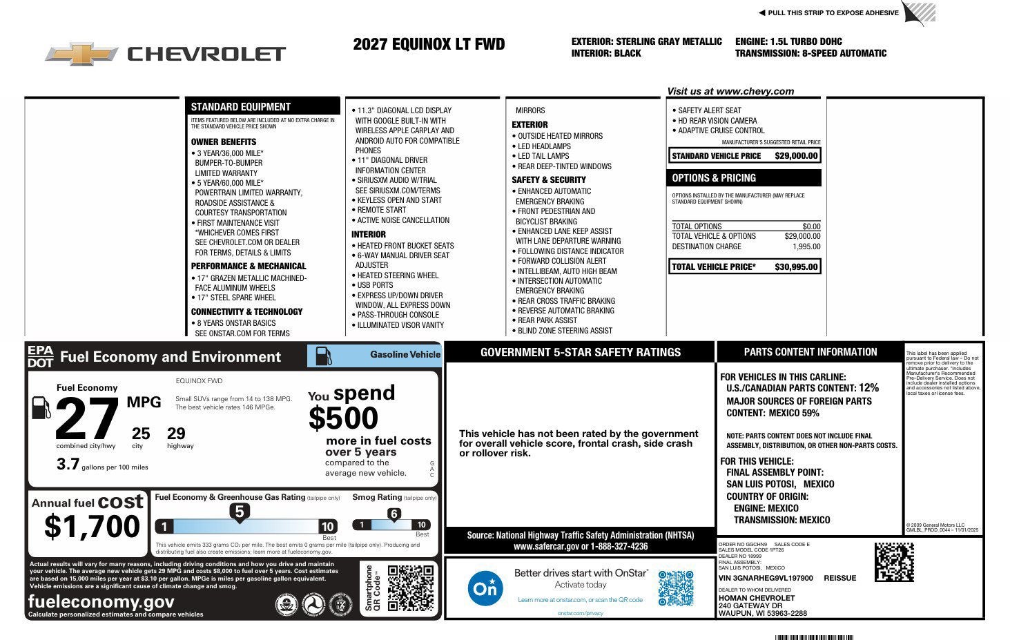 2027 Chevrolet Equinox LT