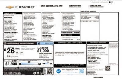 2026 Chevrolet Equinox ACTIV