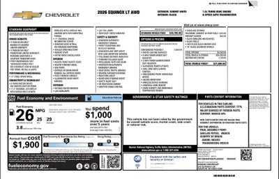 2026 Chevrolet Equinox RS