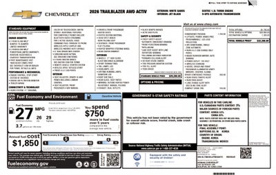 2026 Chevrolet Trailblazer ACTIV